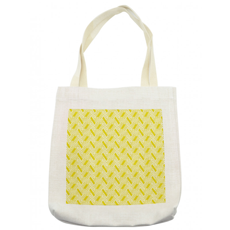 Fashion Yellow Chevron Tote Bag