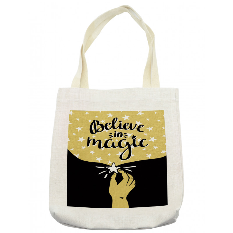 Believe in Magic Lettering Tote Bag