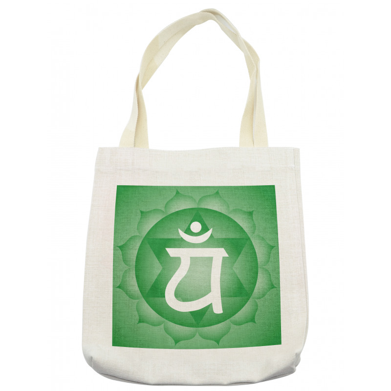 Eastern Chakra Motif Tote Bag