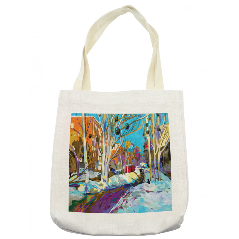 City Urban Park in Winter Tote Bag