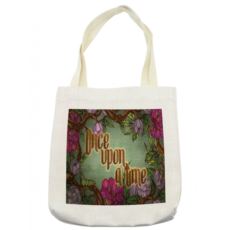 Caterpillar Flower Tote Bag