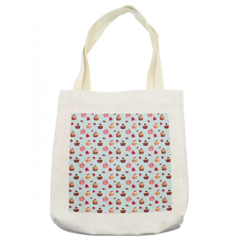 Valentines Lovers Muffins Tote Bag