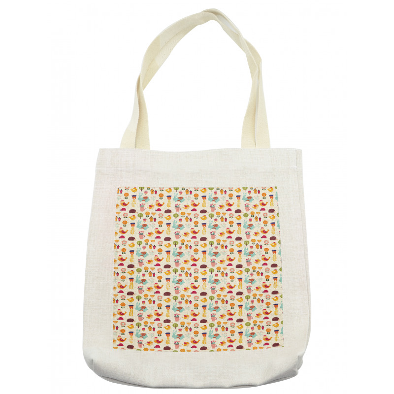 Childish Woodland Animals Tote Bag