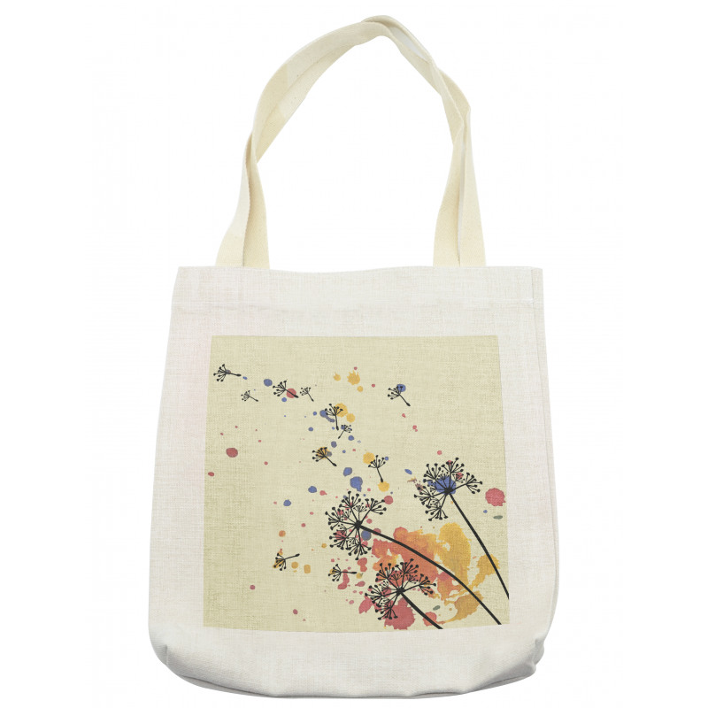 Blowball Seed Color Stain Tote Bag