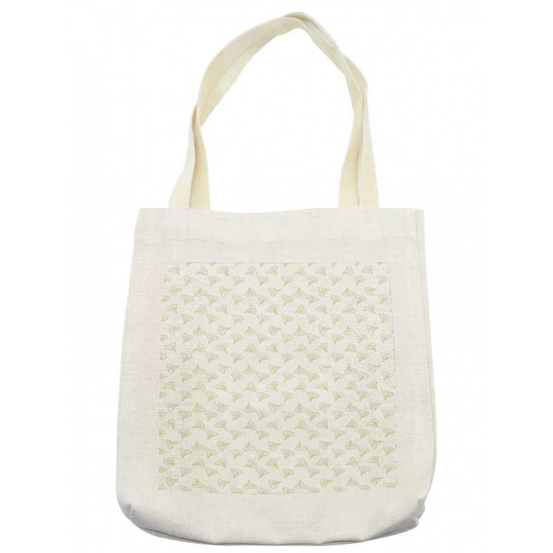 Maidenhair Green Tree Leaves Tote Bag