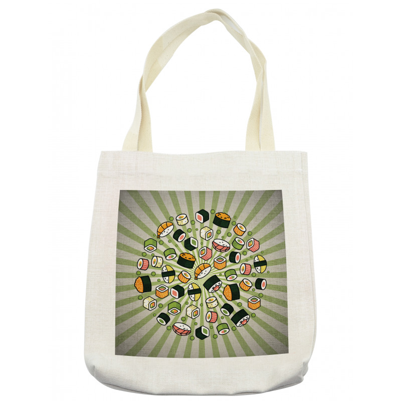 Manga Style Japanese Food Tote Bag