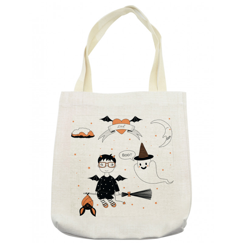 Witch Flying on a Broomstick Tote Bag