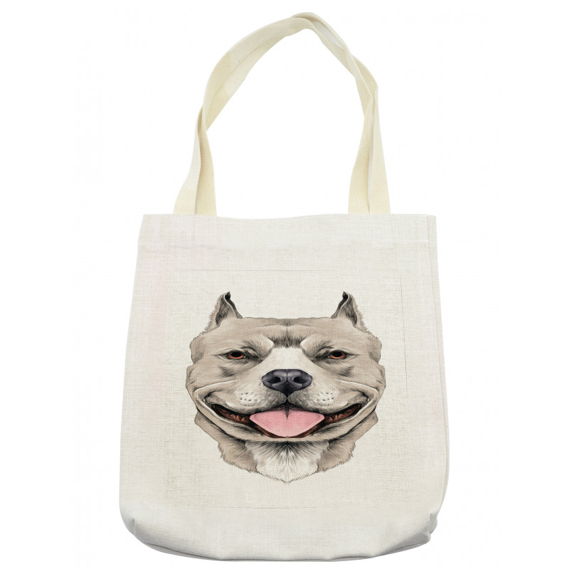 Terrier Realistic Sketch Tote Bag