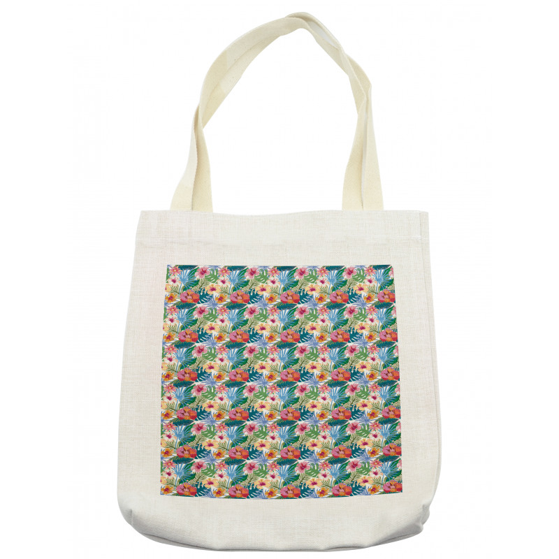 Jungle Nature Flourish Motifs Tote Bag