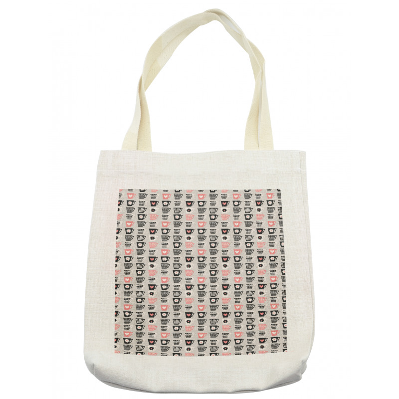 Mid Century Flowers Tote Bag