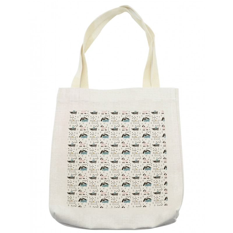 Pure Breed Dog Pattern Tote Bag