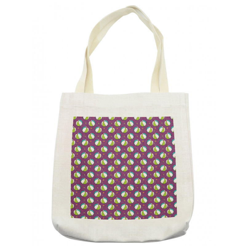 Summer Sea Balls Beach Stars Tote Bag