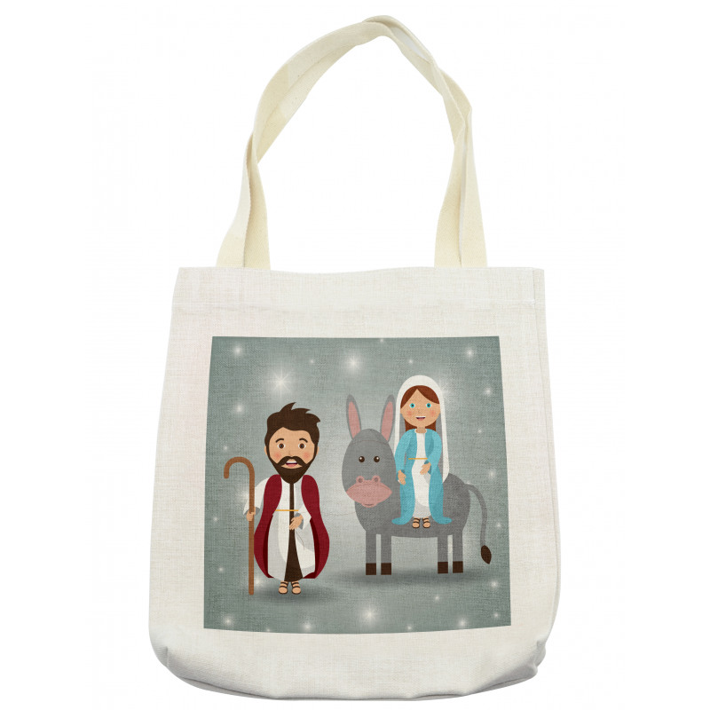 Historical Birth Cartoon Tote Bag