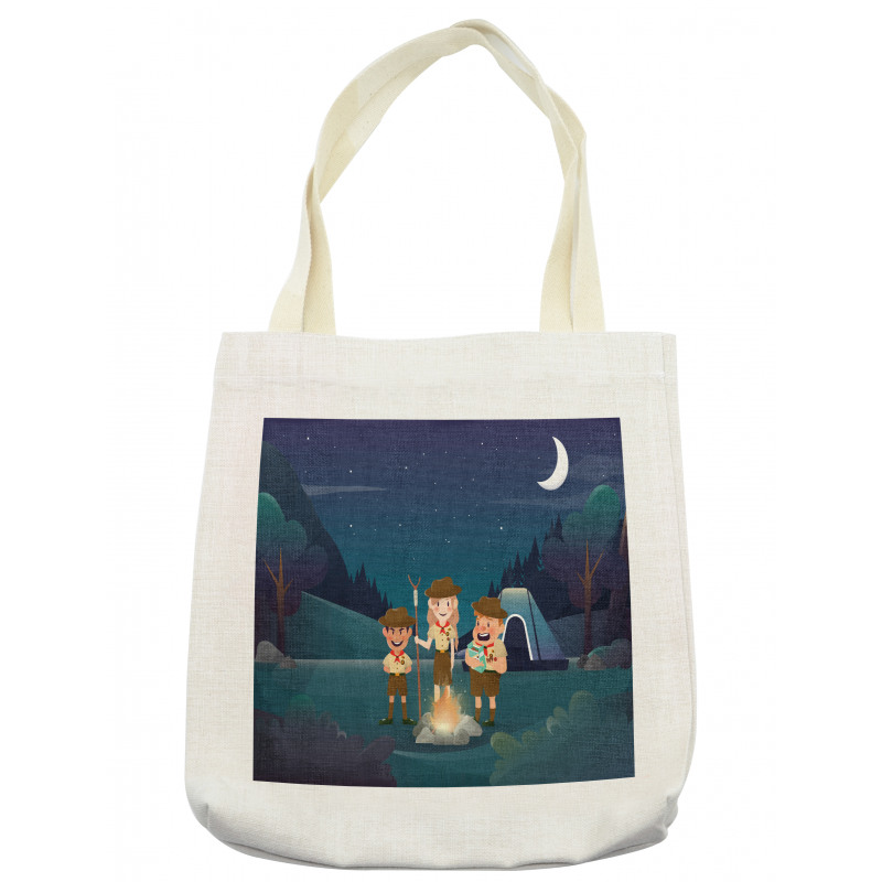 3 Scouts in the Forest Tote Bag