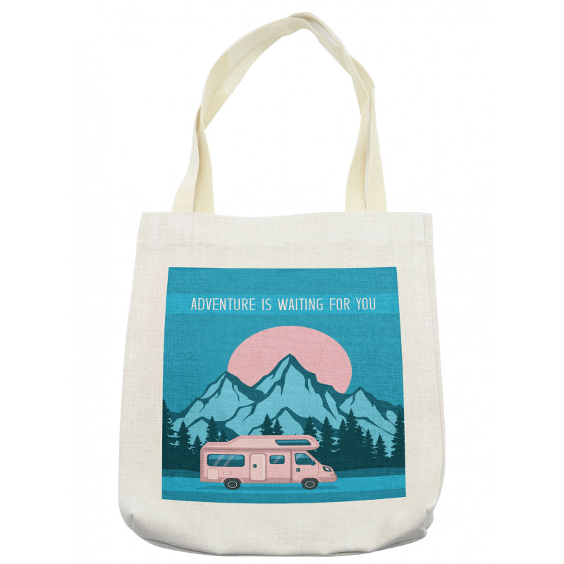 Road Trip with Caravan Pines Tote Bag