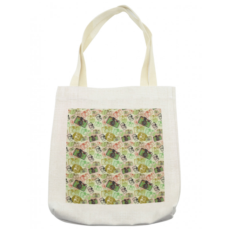 Pastel Toned Antique Fashion Tote Bag