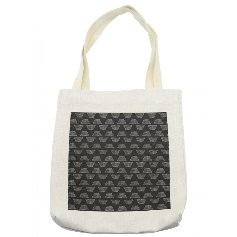 Hatched Trapezoids Tote Bag