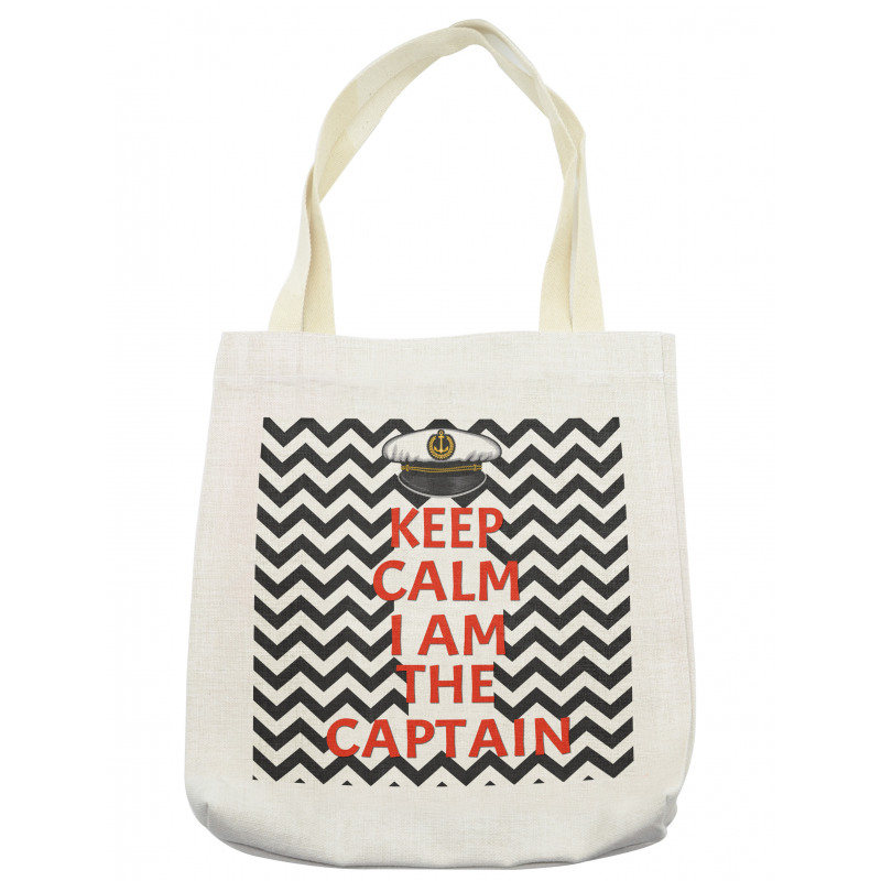 Keep Calm I am Captain Tote Bag