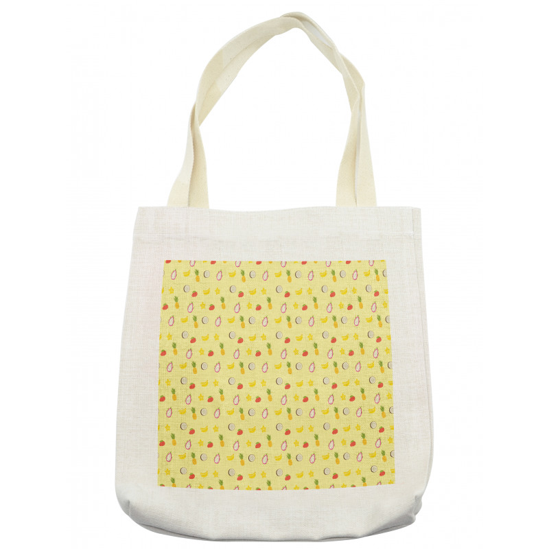 Pineapple Banana Tropical Tote Bag