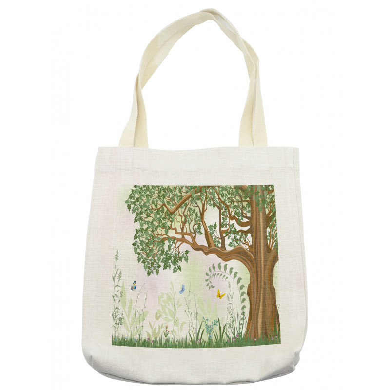 Spring Butterfly Paint Tote Bag