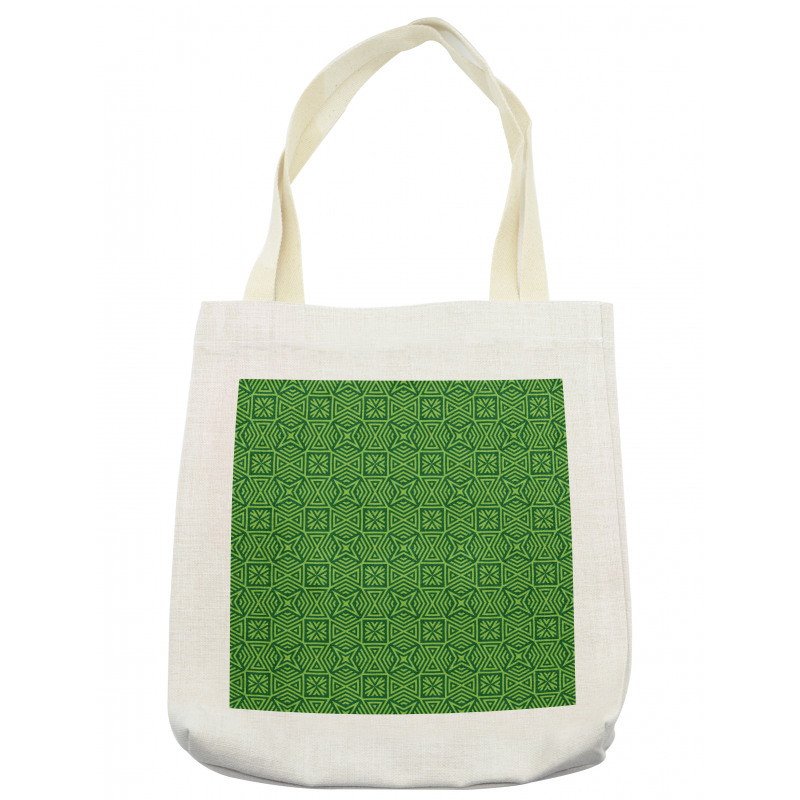 Triangles Squares Lines Tote Bag