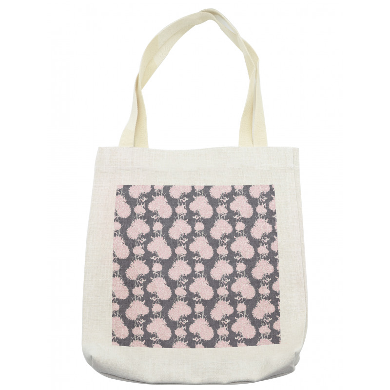 Pink Chrysanthemum Flower Tote Bag