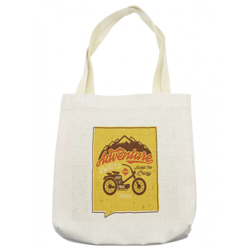 Retro Poster Words Tote Bag