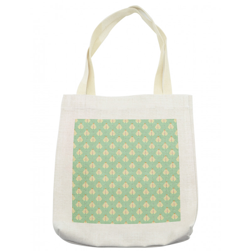 Geometric Circle Motif Wing Tote Bag