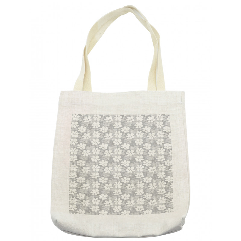 Romantic Overlapping Flowers Tote Bag