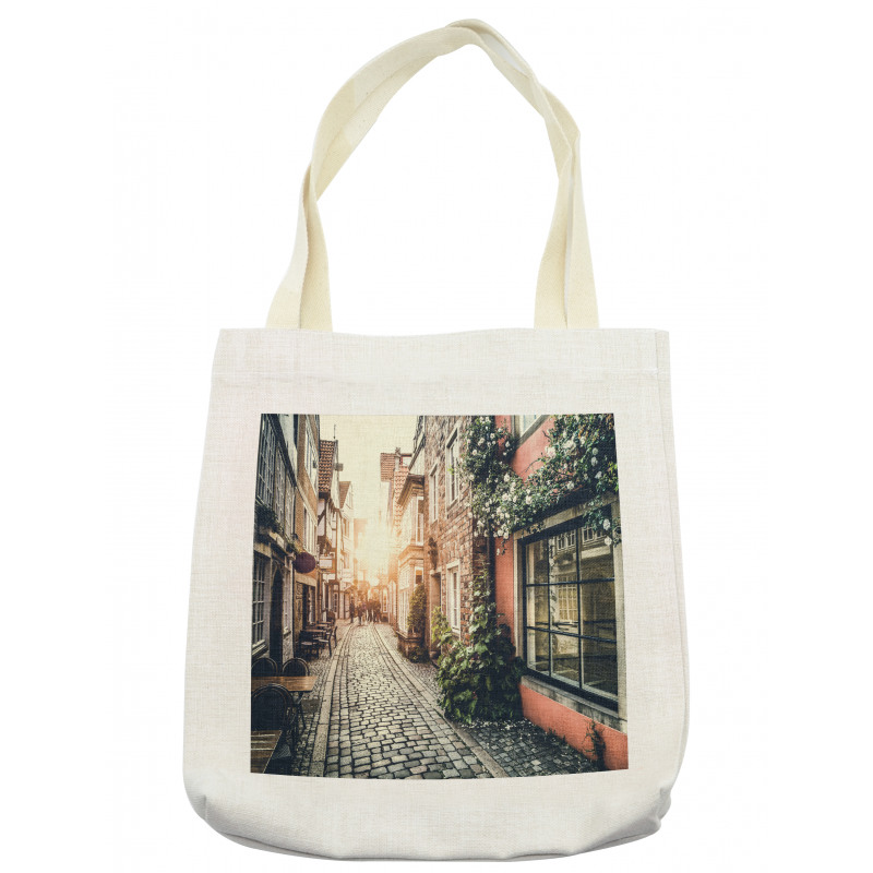 Old Town at Sunset Picture Tote Bag