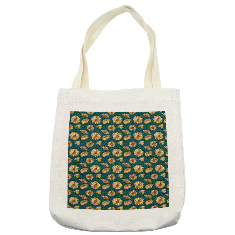 Flower Growth Leaves Tote Bag