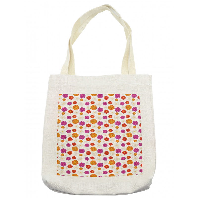 Vibrant Color Blossoms Tote Bag