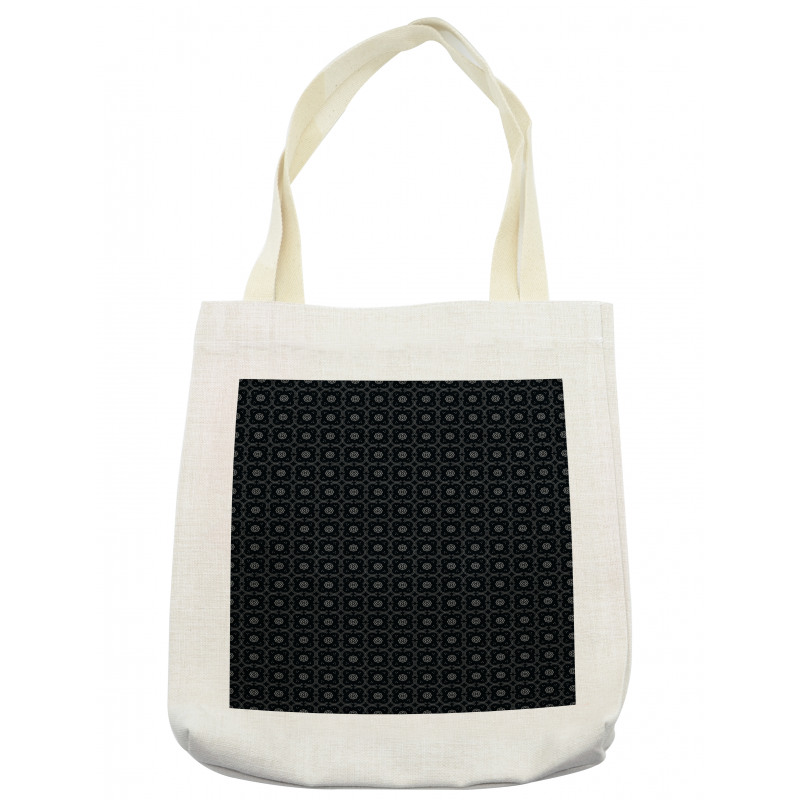 Dotted Curvy Mosaic Motifs Tote Bag