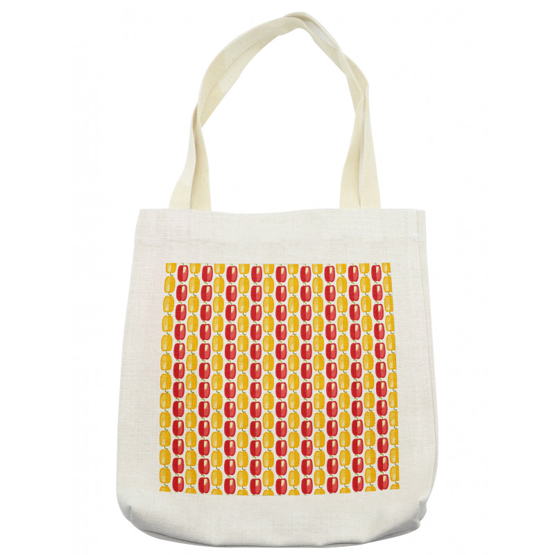 Bulgarian Vegetable Pattern Tote Bag