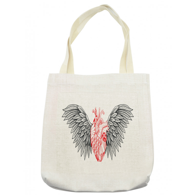 Realist Human Heart Tote Bag