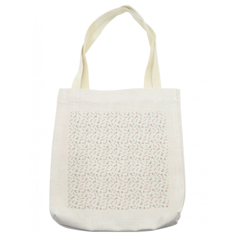 Blossoming Foliage Design Tote Bag