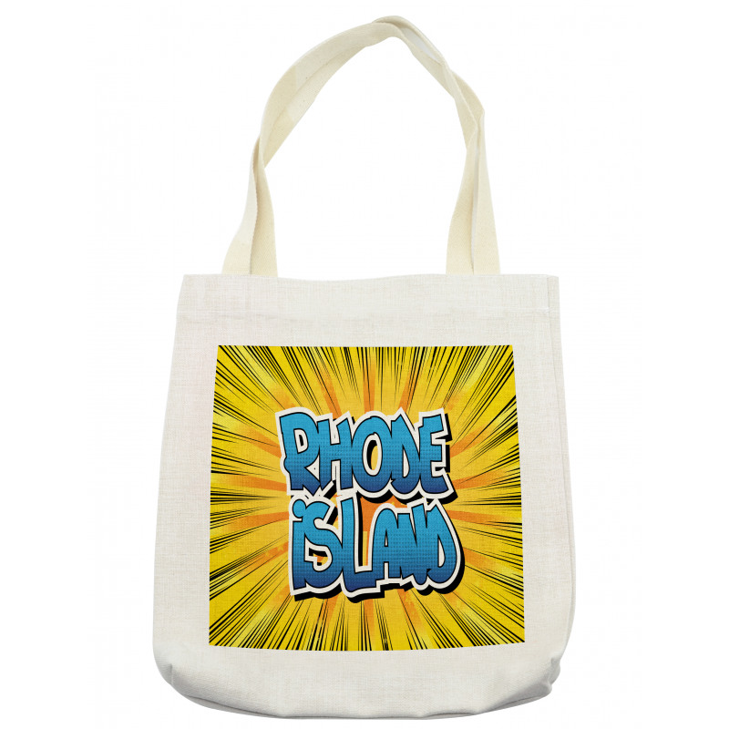 Comic Book Style Tote Bag