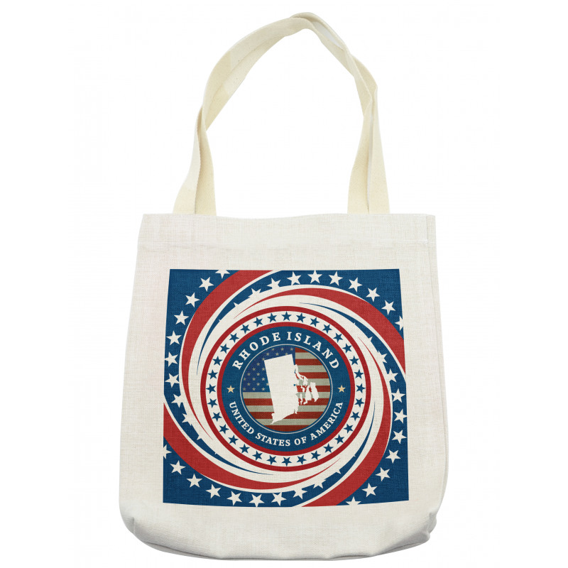 Swirled Stars and USA Tote Bag