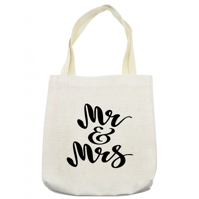 Hand Lettering Pattern Tote Bag