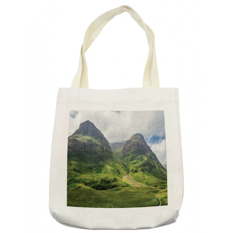 Glencoe Highlands Clouds Tote Bag