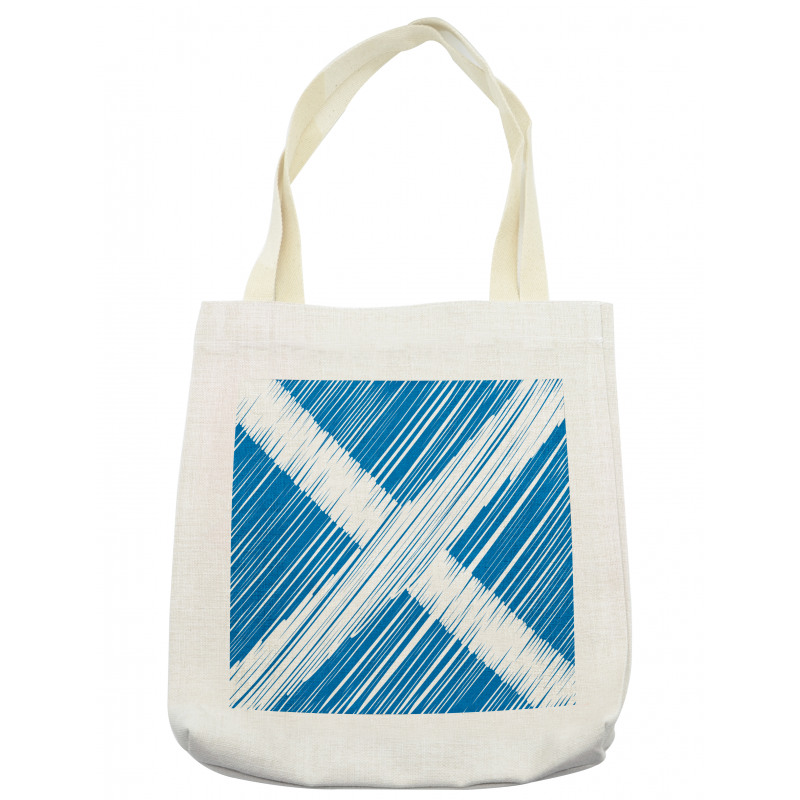 National Flag Scribbled Tote Bag