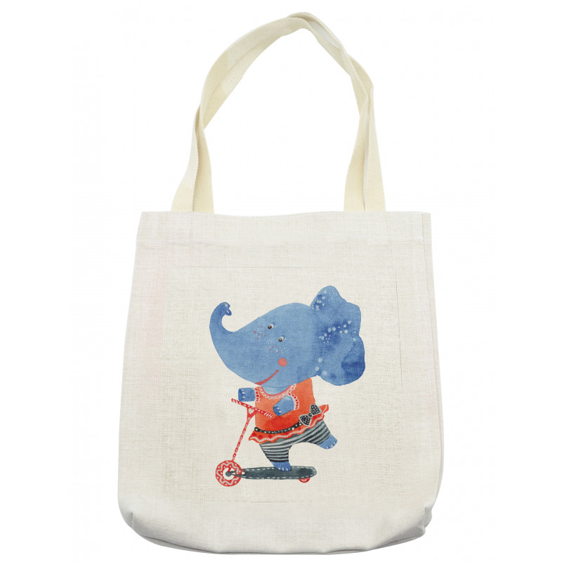 Animal Scooter Tote Bag