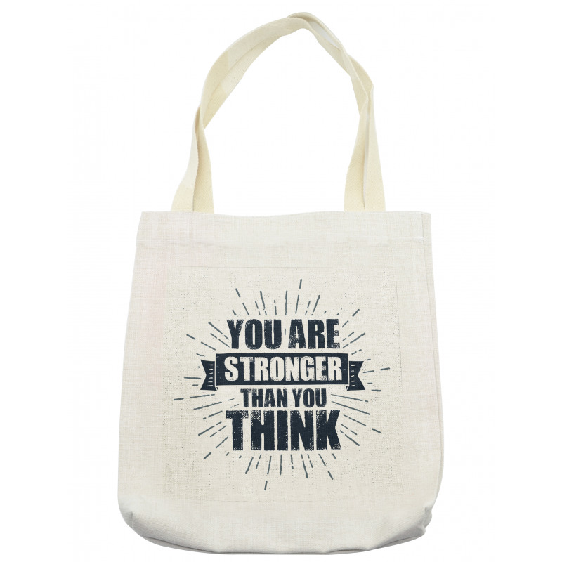 Urban Philosophical Message Tote Bag