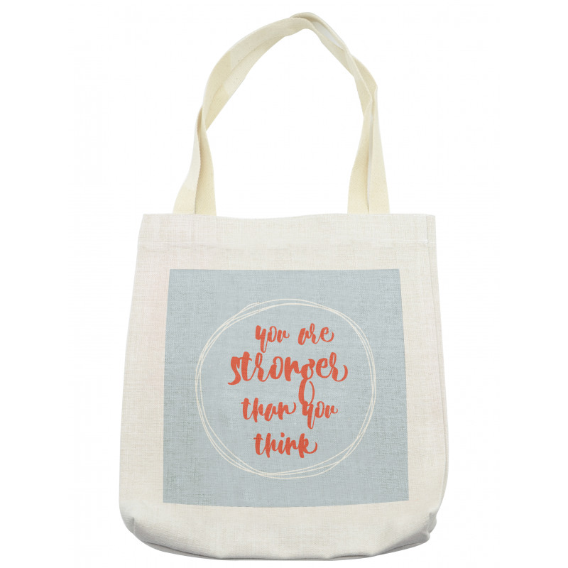 Geometric Circle Wise Words Tote Bag