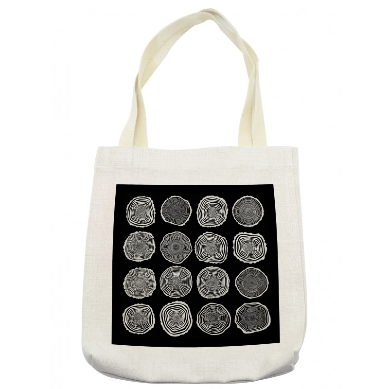 Abstract Whirlpool Timber Tote Bag