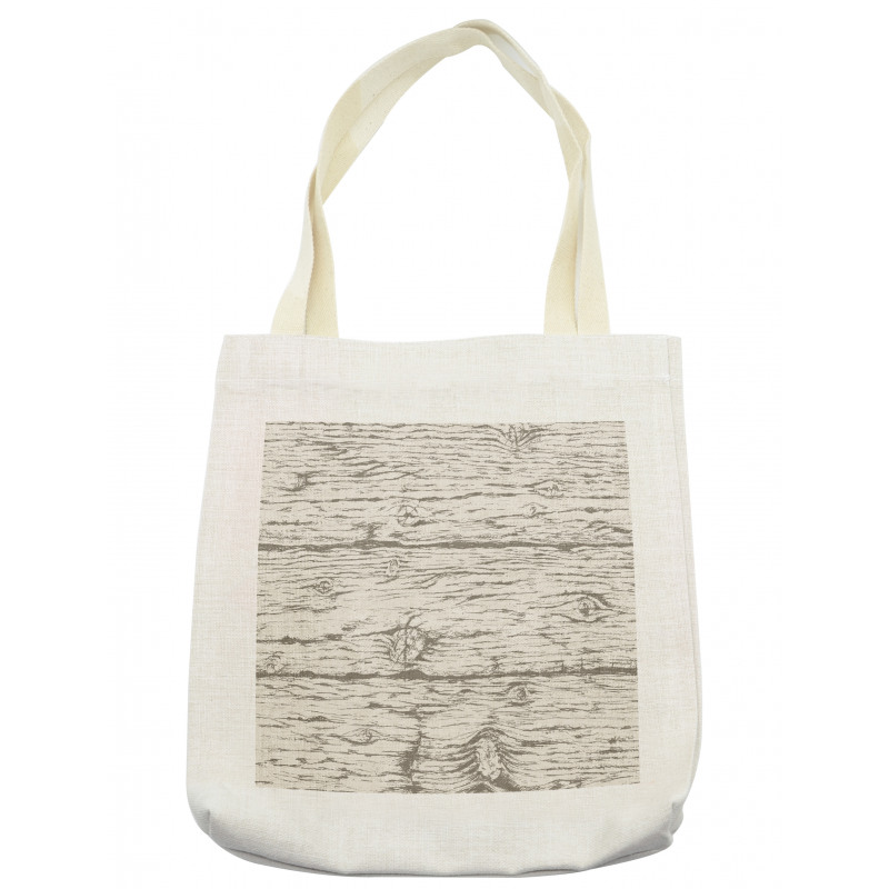 Simple Nature Wooden Design Tote Bag