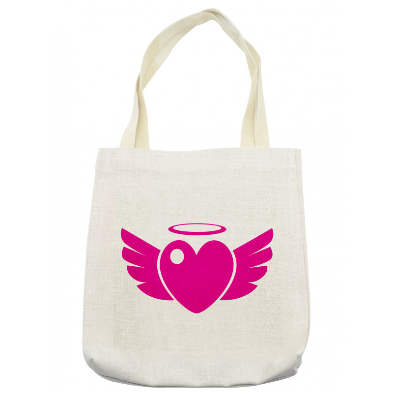 Heart with Wings Eros Romantic Tote Bag