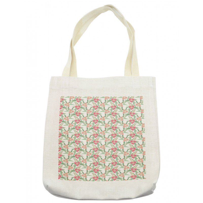 Hand Drawn Ornamental Blossom Tote Bag