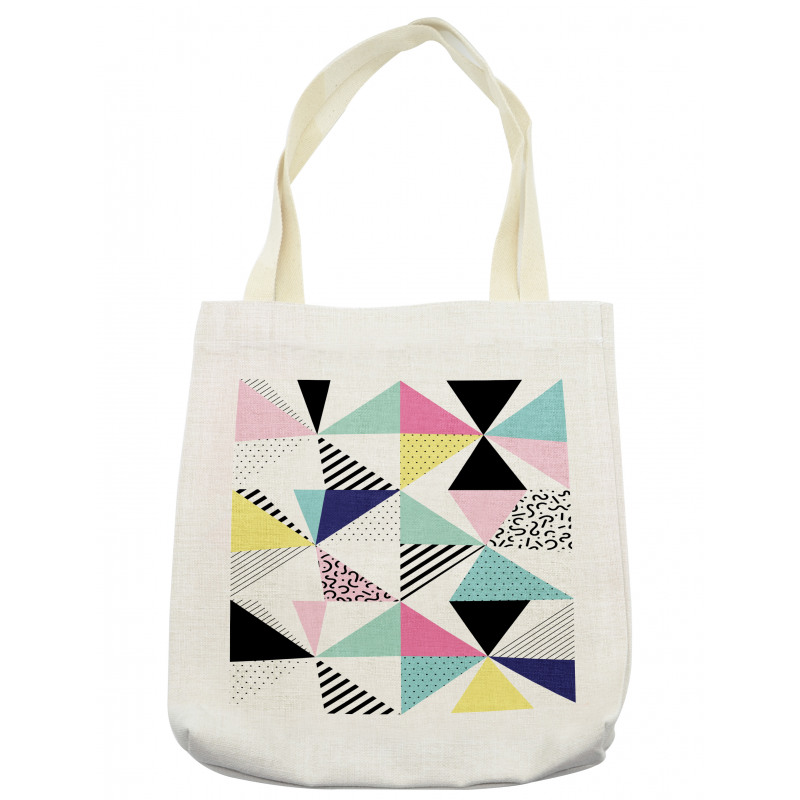 Memphis Geometrical Funky Tote Bag