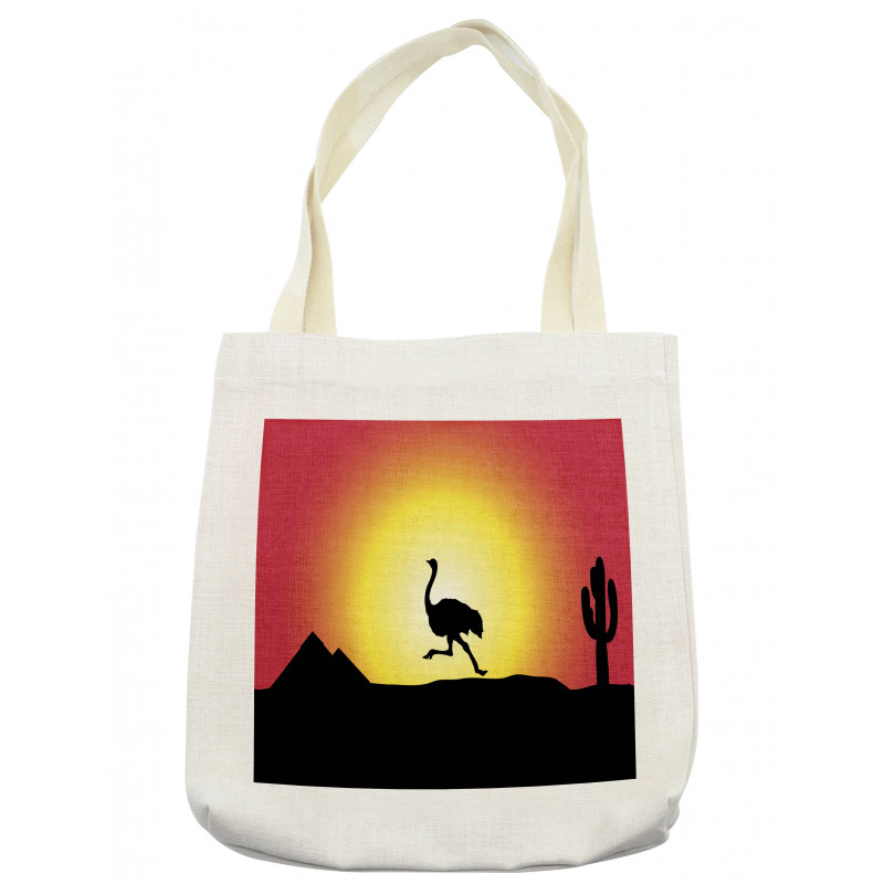 Running Animal Silhouette Tote Bag